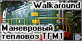 Walkaround маневровый тепловоз ТГМ1, Новосибирский Музей Жел