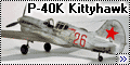 Hasegawa 1/48 P-40K Kittyhawk - Америка России подарила само