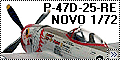  NOVO 1/72 Republic P-47D-25-RE Thunderbolt BUBBLE TOP 