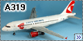 Конверсия Звезда 1/144 A319 Czech Airlines OK-NEM