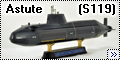 HobbyBoss 1/350 HMS Astute (S119)