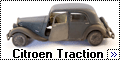Tamiya 1/48 Citroen Traction 11CV - популярный фразцуз