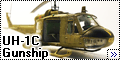 Звезда/Italeri 1/72 UH-1C Gunship - Второй - пошел!-1