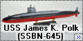MikroMir 1/350 USS James K. Polk (SSBN-645)