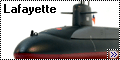 Микромир 1/350 USS Lafayette (SSBN-616)