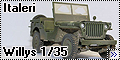 Italeri 1/35 Willys jeep - Советский командирский Виллис