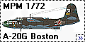 Обзор MPM 1/72 A-20G Boston Russian Bomber Version