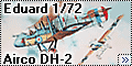 Eduard 1/72 Airco DH-2 - Рыцари небес