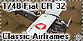 Обзор Classic Airframes 1/48 Fiat CR 32 Chirri
