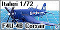Italeri 1/72 F4U-4B Corsair - КошкаItaleri 1/72 F4U-4B Corsa