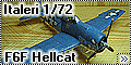 Italeri 1/72 F6F Hellcat - кот, крашенный беличьими хвостами