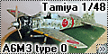 Tamiya 1/48 Mitsubishi A6M3 type 0 model 32 Hamp