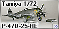 Tamiya 1/72 Republic P-47D-25-RE Thunderbolt William Kepner