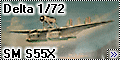 Обзор Delta 1/72 Savoia Marchetti S55X – лодка для Дуче