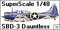 SuperScale Decal 1/48 SBD-3 Dauntless №48-842