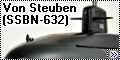 MikroMir 1/350 USS Von Steuben(SSBN-632)