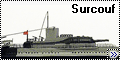 Heller 1/400 Surcouf - Французский подводный крейсер