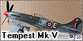 Academy 1/72 Hawker Tempest Mk V Series II - вид сбоку