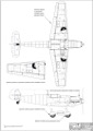 Messerschmitt Bf109 B Berta - Схема расшивки и клёпки
