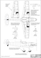 Messerschmitt Bf109 B Berta - Схема расшивки и клёпки